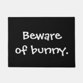 Pas op voor bunny deurmat (Voorkant)
