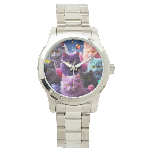 Pas op voor Cat Lover Horloge (Voorkant)