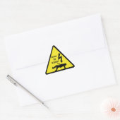 Pas op voor DE ALMACHTIGE Sticker (Envelop)