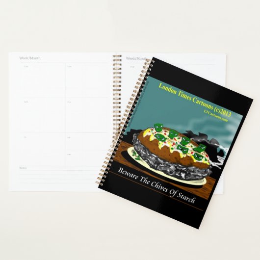 Pas op voor de Bieslook van Zetmeel – Grappige Foo Planner (Display)