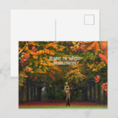 Pas op voor de bossen op Halloween vampierheks Feestdagenkaart (Voorkant / Achterkant)