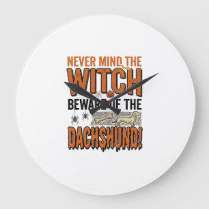 Pas Op Voor De Das Halloween Heks Shirt_1 Grote Klok