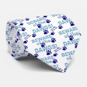 Pas op voor de dawgs! Ik ga over je heen lopen. Stropdas (Opgerold)