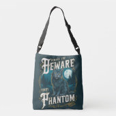 Pas op voor de Furry Ghost: A Halloween Tale Crossbody Tas (Achterkant)