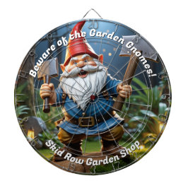 Pas op voor de Garden Gnomes Funny Dartbord