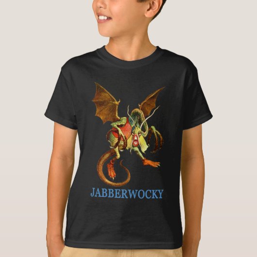 PAS OP VOOR DE GEVREESDE JABBERWOCKY T-SHIRT (Voorkant)