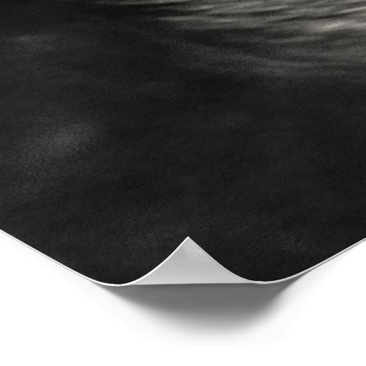 Pas op voor de hond, aangepaste petfoto poster (Hoek)