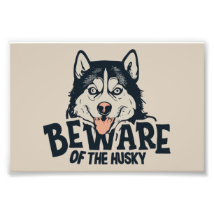 Pas op voor de Husky -  Horror Movie Poster