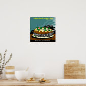 Pas Op Voor De Iden Van Maart Grappige Aardappel P Poster (Keuken)