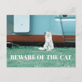 Pas op voor de Kat Briefkaart