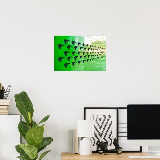 Pas op voor de Kiwi! Poster (Thuiskantoor)