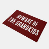 Pas op voor de kleinkinderen Doormat Deurmat (Schuin)