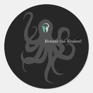 Pas op voor de Kraken Sticker