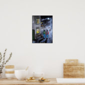 Pas op voor de Maan Schilderij van Alfred Fox Poster (Keuken)