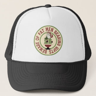 Pas op voor de Mannen van vetweefsel Funny Kerstmi Trucker Pet