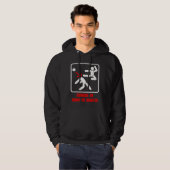 Pas op voor de meester van Kung Fu Hoodie (Voorkant volledig)