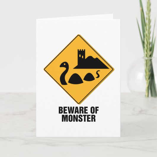 Pas op voor de Monster Kaart (Voorkant)