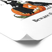 Pas op voor de Night Spooky Nun Poster (Hoek)