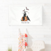 Pas op voor de Night Spooky Nun Spandoek (Insitu)