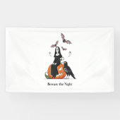 Pas op voor de Night Spooky Nun Spandoek (Horizontaal)