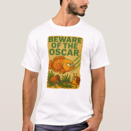 Pas op voor de Oscar | Grappige Angry Fish-Cartoon T-shirt