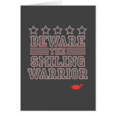 Pas op voor de Smiling Warrior Grey Gfx Kaart (Voorkant)