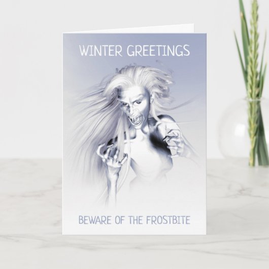 Pas op voor de Vorst. IJs vampier Kaart (Voorkant)