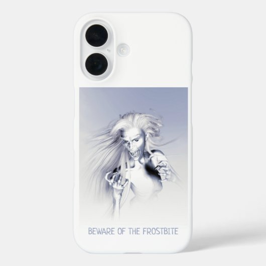 Pas op voor de Vorstbeet. Ijs vampier Case-Mate iPhone Case (Achterkant)