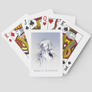 Pas op voor de Vorstbeet. IJs vampier Pokerkaarten
