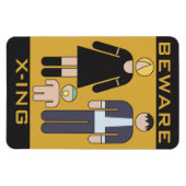 Pas op voor demonen magneet (Horizontaal)