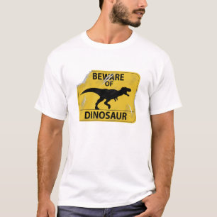 Pas op voor Dinosaur (beschadigd) T-shirt