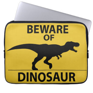Pas op voor Dinosaur Laptop Sleeve