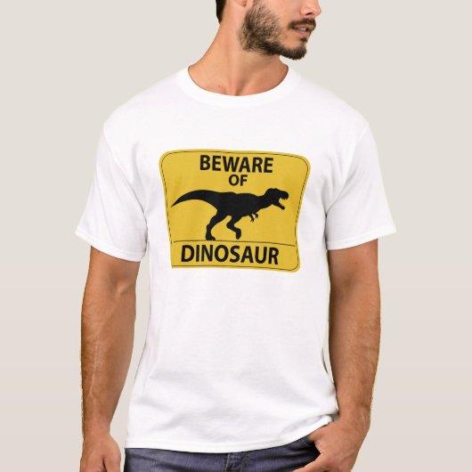 Pas op voor Dinosaur T-shirt (Voorkant)