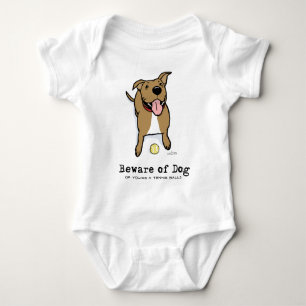 Pas op voor Dog (als je een tennisbal bent) Romper