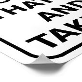 Pas op voor Dog Doberman Pistool Funny Poster Sign (Hoek)