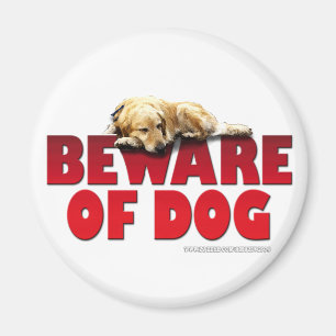 Pas op voor Dog... Magneet