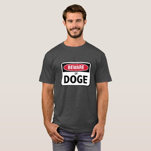 Pas op voor Doge T-shirt (Voorkant volledig)