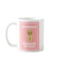 Pas op voor Doodle Dog Comic Mok