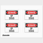 Pas op voor Doug Sticker (Vel)