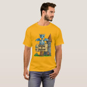 Pas op voor Draak T-Shirt – Cute Fantasy Draak tee (Voorkant volledig)