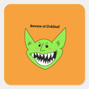 Pas op voor Goblins Sticker