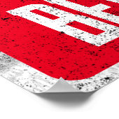 Pas op voor goed gewoon oppassen teken, geen overt poster (Hoek)