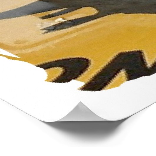 Pas op voor Hedégel Poster (Hoek)