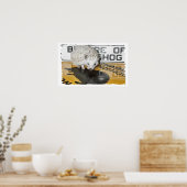 Pas op voor Hedégel Poster (Keuken)