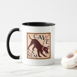 Pas op voor het Afbeelding "Cave Canem" Greco-Roma Mok