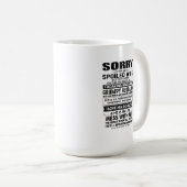 Pas op voor het Beest in mijn man - Humoureus Koffiemok (Voorkant rechts)