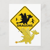 Pas op voor het Briefkaart van de Dragon van de Ca (Voorkant)