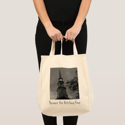 'Pas op voor het heksenuur' Canvas Tas (Voorkant (product))