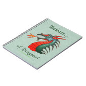 Pas op voor het schilderen van Dragons Notitieboek (Linkerzijde)