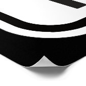 Pas op voor het waarschuwingsbord voor honden poster (Hoek)